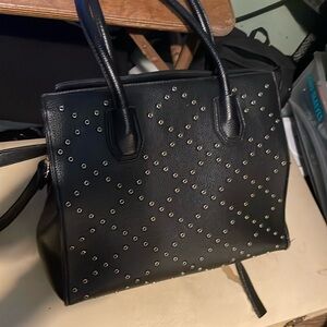 Large leather hand bag